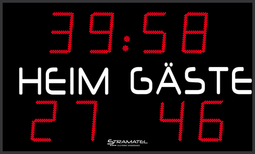 Stramatel Anzeigetafel FRA (Outdoor) - 160 m Lesedistanz