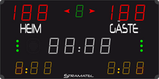 Stramatel Anzeigetafel 452 MD 7000 (Indoor) - 90 m Lesedistanz