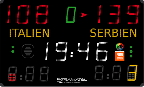 Stramatel Anzeigetafel 452 MD 7100 (Indoor) - 90 m Lesedistanz