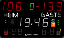 Stramatel Anzeigetafel 452 MB 7000 (Indoor) - 110 m Lesedistanz - FIBA-zertifiziert