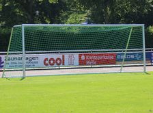 Fußball Großfeldtor 7,32 x 2,44 m - transportabel und vollverschweißt, inkl. Tornetz