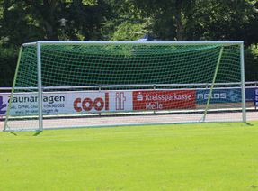 Fußball Großfeldtor 7,32 x 2,44 m - transportabel und vollverschweißt, inkl. Tornetz