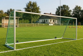 Fußball Großfeldtor 7,32 x 2,44 m - transportabel und vollverschweißt, inkl. Tornetz