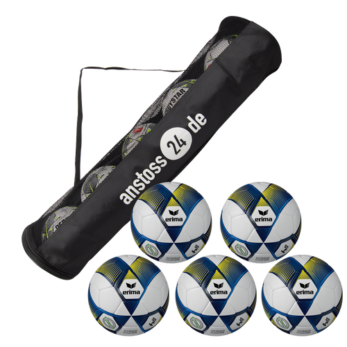 Ballset erima Spielball - Hybrid Futsal v25 inkl. Ballsack