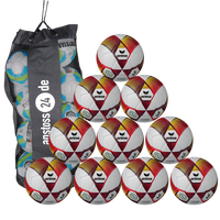 Ballset erima Spielball - Hybrid Futsal v25 inkl. Ballsack