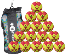 Ballset erima Hallenball - Hybrid Indoor v25 Trainingsball inkl. Ballsack