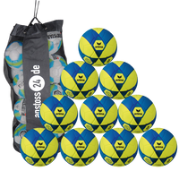 Ballset erima Hallenball - Hybrid Indoor v25 Trainingsball inkl. Ballsack