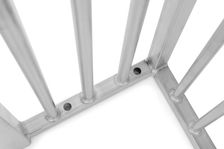 Aluminium Minitor - vollverschweißt mit geschlossenem Hinterbau - unzerstörbar