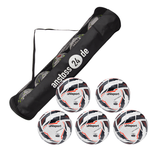 Ballset Uhlsport Spielball MATCH ADDGLUE inkl. Ballsack