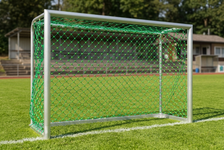 Fußballtor - mobiles Kleinfeldtor mit Herkulesnetz - 3,00 x 2,00 m - vollverschweißt, vandalismussicher