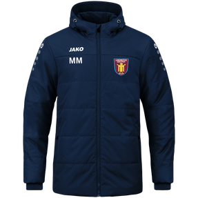Lokomotive Edelstoff Coachjacke Team mit Kapuze