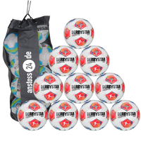 Ballset DERBYSTAR Spielball - Bundesliga Brillant APS v25 inkl. Ballsack