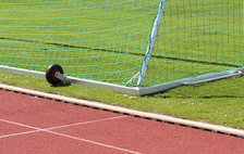 Fußballtor - mobiles Jugendtor - 5,00 x 2,00 m - vollverschweißt, inkl. Tornetz