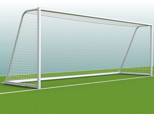 Fußballtor - mobiles Jugendtor komplett mit Ovalprofil - 5,00 x 2,00 m - vollverschweißt, inkl. Tornetz