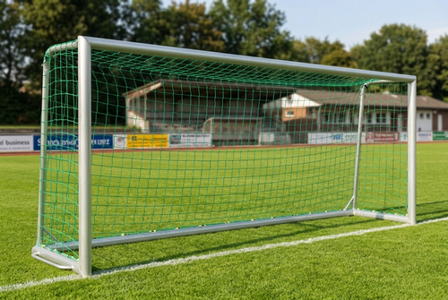 Fußballtor - mobiles Jugendtor komplett mit Ovalprofil - 5,00 x 2,00 m - vollverschweißt, inkl. Tornetz
