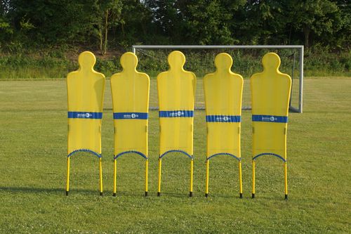 Freistoßmauer mit 5 Dummies