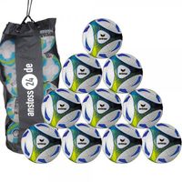 Ballset erima Hybrid Trainingsball - Blau inkl. Ballsack