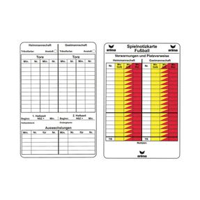 erima Spielnotizkarten Fussball