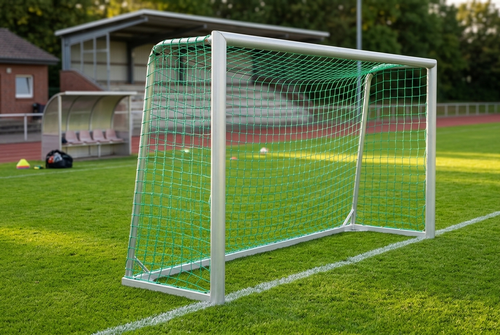 Fußballtor - mobiles Kleinfeldtor - 3,00 x 2,00 m - vollverschweißt, inkl. Tornetz