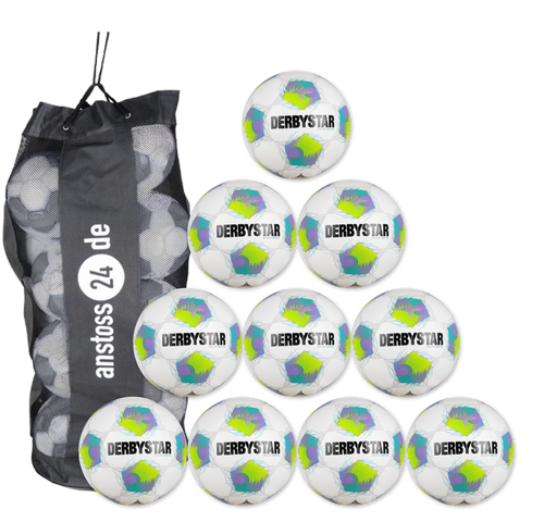 Ballset DERBYSTAR Jugendball - BRILLANT LIGHT 350 inkl. Ballsack