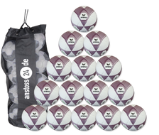 Ballset erima Hybrid Trainingsball 2.0 v26 inkl. Ballsack