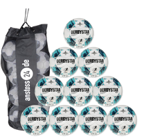 Ballset DERBYSTAR Spielball - Futsal-Bundesliga Brillant APS v26 inkl. Ballsack