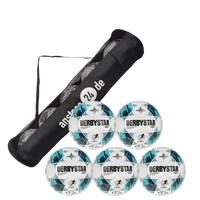 Ballset DERBYSTAR Spielball - Futsal-Bundesliga Brillant APS v26 inkl. Ballsack
