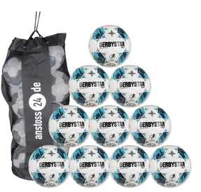 Ballset DERBYSTAR Trainingsball - Futsal-Bundesliga BRILLANT TT v26 inkl. Ballsack