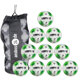 Ballset DERBYSTAR Jugendball - Futsal-Bundesliga APUS LIGHT v26 inkl. Ballsack