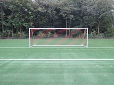 Transportables Fußballtor - Kippsicher - Vollverschweißt - 7,32 x 2,44 m, inkl. Tornetz