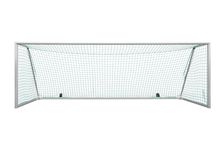Transportables Fußballtor - Kippsicher - Vollverschweißt - 7,32 x 2,44 m, inkl. Tornetz