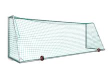 Transportables Fußballtor - Kippsicher - Vollverschweißt - 7,32 x 2,44 m, inkl. Tornetz