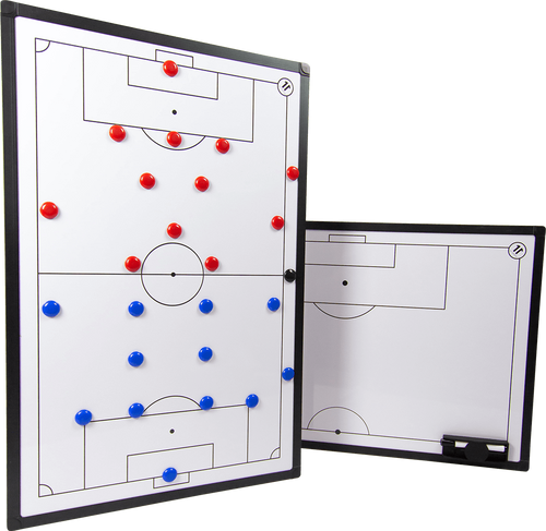 ELF Sports PREMIUM Magnet - Fußball Taktiktafel inkl. Zubehör - beidseitiger Druck - 3 Größen wählbar