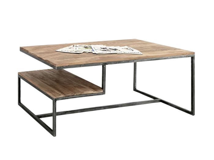 SPRING Couchtisch 120x60 mit einer Ablage Artikelbild des Spring Couchtisches vor weißem Hintergrund