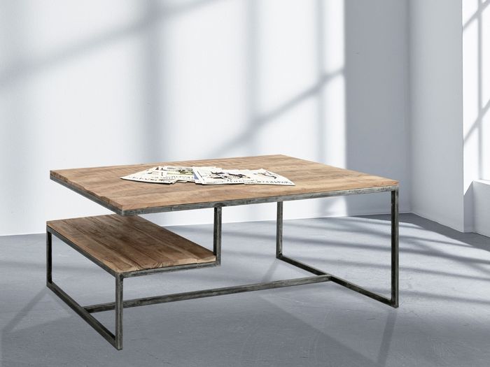 SPRING Couchtisch 120x60 mit einer Ablage Artikelbild des Spring Couchtisches im Milleu