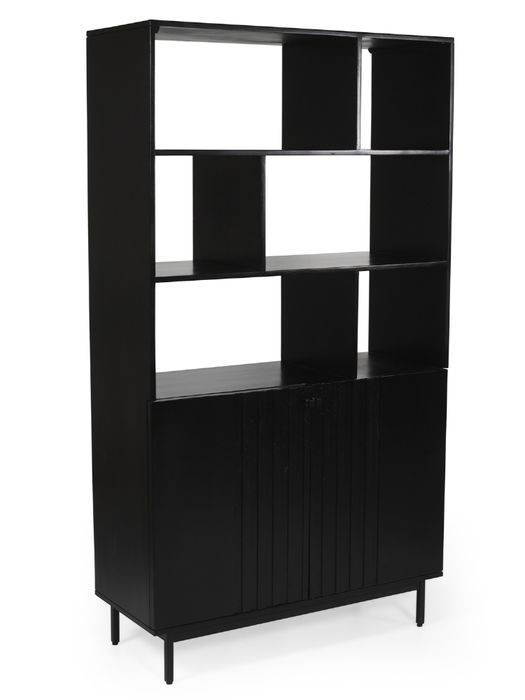 FLUETE Bücherregal mit 2 Türen / 6 Ablagen FLUETE Bücherregal mit 2 Türen / 6 Ablagen