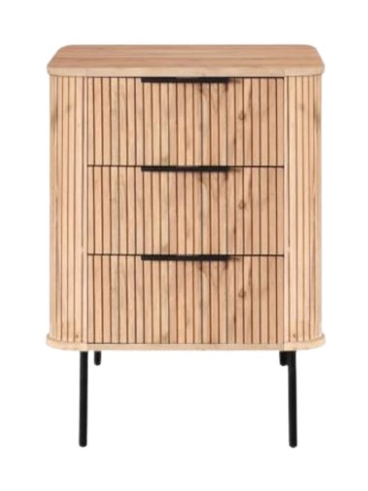 BRONX ROUND Kommode mit 3 Schubladen BRONX ROUND Kommode mit 3 Schubladen