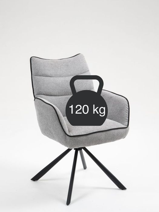 SEBA Drehstuhl Abel 180° grau , 2er SET SEBA Drehstuhl Abel 180° grau , 2er SET