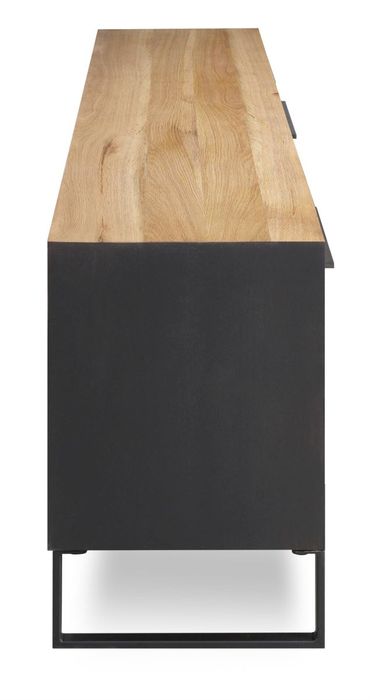 BANDUNG Lowboard 1 Glas-/2 Holztüren/Licht BANDUNG Lowboard 1 Glas-/2 Holztüren/Licht
