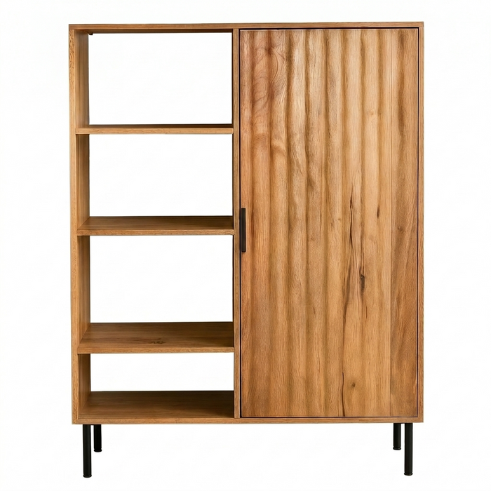 CURVE Highboard mit 1 Tür / 4 Ablagen CURVE Highboard mit 1 Tür / 4 Ablagen