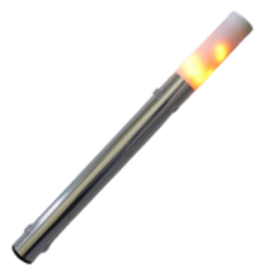 9436 LED Fackel Version 3.0 Amber 450 mm Spiegelfolie