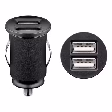 AMPIRE USB-Ladeadapter Duo 12/24V > 2x USB (max. 4.8A)
