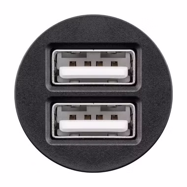 AMPIRE USB-Ladeadapter Duo 12/24V > 2x USB (max. 4.8A)
