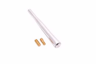 Ersatzstrahler, 5/6 mm Gewinde 11,5cm Alu-Stahl AM/FM silber
