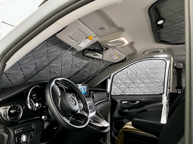 Project Camper Magnet Isomatten Fahrerhaus / Cockpit für Mercedes Marco Polo / Horizon / Activity & Vklass / Vito (W447) - Dämmung-Isolierung -Thermomatte für Mercedes Marco Polo, Horizon, Activity & Vklasse / Vito (W447) - schwarz -1.jpeg Fahrerhaus-Isolierung - Magnet-Thermomatte für Mercedes-Benz Marco Polo, Horizon, Activity (W447) & Mercedes-Benz V-Klasse / Vito ab BJ2014