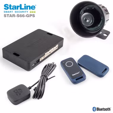 Le système d'alarme Starline Can-Bus avec antidémarrage, deux TAG, modem 4G, GPS, montage inclus dans la Mercedes-Benz Marco Polo