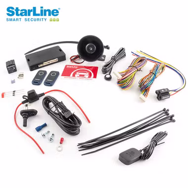Le système d'alarme Starline Can-Bus avec antidémarrage, deux TAG, modem 4G, GPS, montage inclus dans la Mercedes-Benz Marco Polo