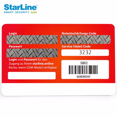 Le système d'alarme Starline Can-Bus avec antidémarrage, deux TAG, modem 4G, GPS, montage inclus dans la Mercedes-Benz Marco Polo