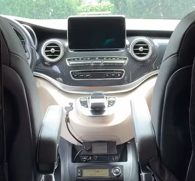 Holder for Apple iPhone perfect fit for Mercedes-Benz Marco Polo W447