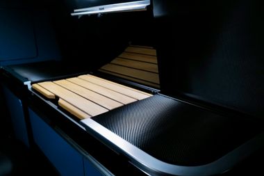 Protective film for the glass worktops in the kitchen unit in the Mercedes-Benz Marco Polo W447 in various colours